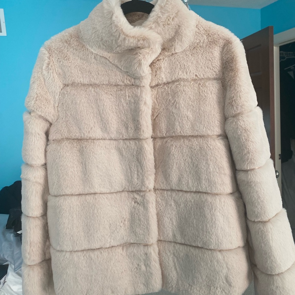Faux fur coat